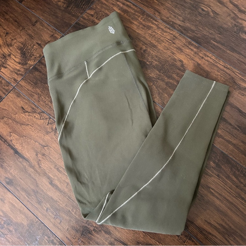Olive Green Free People Movement Leggings